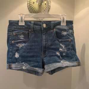 American Eagle High Rise Shorties Size 2